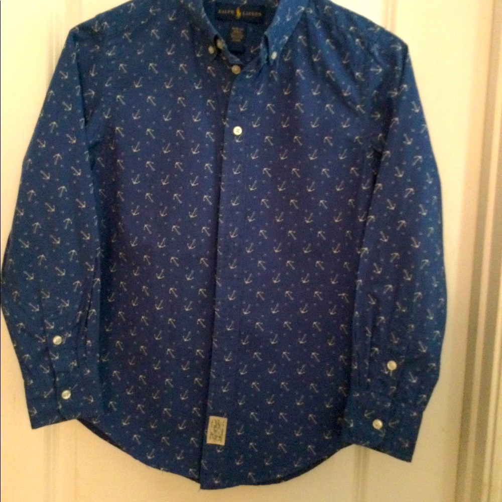 Ralph Lauren Polo Boy Navy Shirt